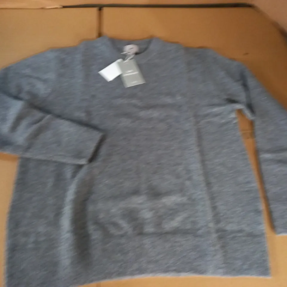 H&M SOFT LAMBSWOOL GREY JUMPER - EUR L
