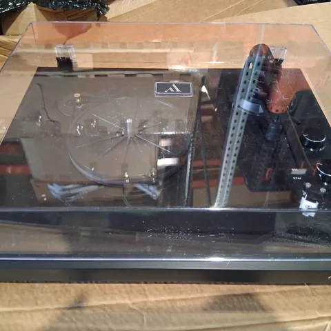ARGON AUDIO TT MK2 BLACK TURNTABLE WITH BUILT IN PHONO STAGE