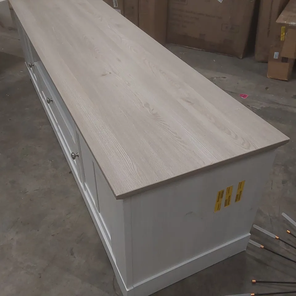 LARGE DESIGNER WOODEN TV UNIT