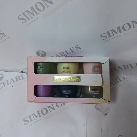 BOXED YANKEE CANDLE 6 FILLED GIFT SET