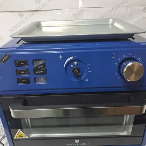 BOXED COOK'S ESSENTIAL 21-LITRE AIRFRYER OVEN IN BLUE