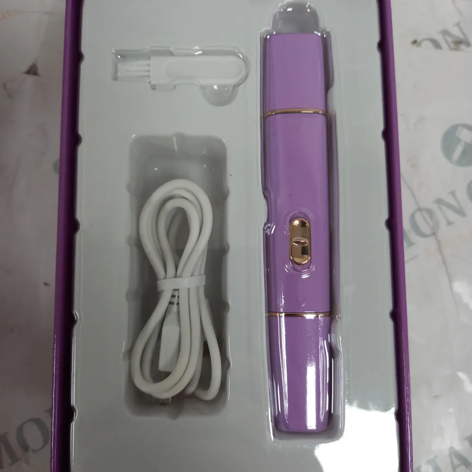 BOXED BEAUTY 2 IN 1 SUPER SMOOTH FACE & BROWS HAIR REMOVER, PURPLE