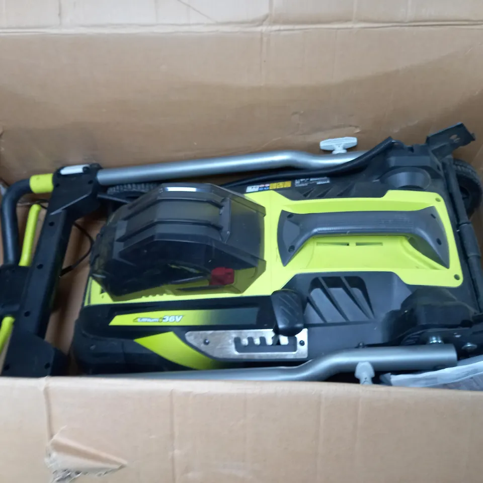 RYOBI CORDLESS 40CM LAWNMOWER 