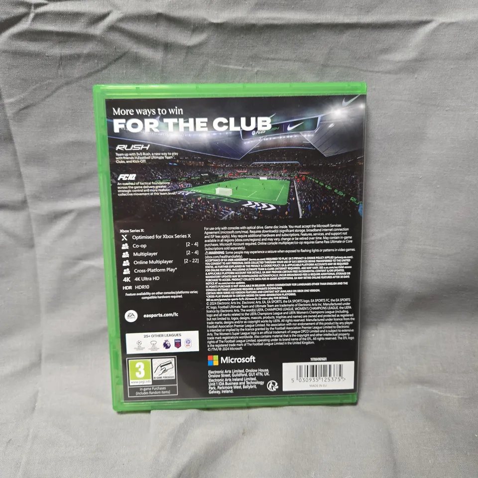 EA SPORTS FC 25 – XBOX GAME DISC IN GREEN CASE (SERIES X|S / XBOX ONE)