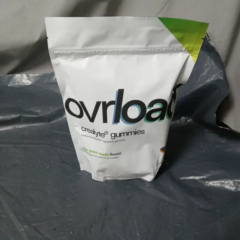 OVRLOAD CREALYTE GUMMIES SOUR GREEN APPLE FLAVOUR 30 DAY SUPPLY