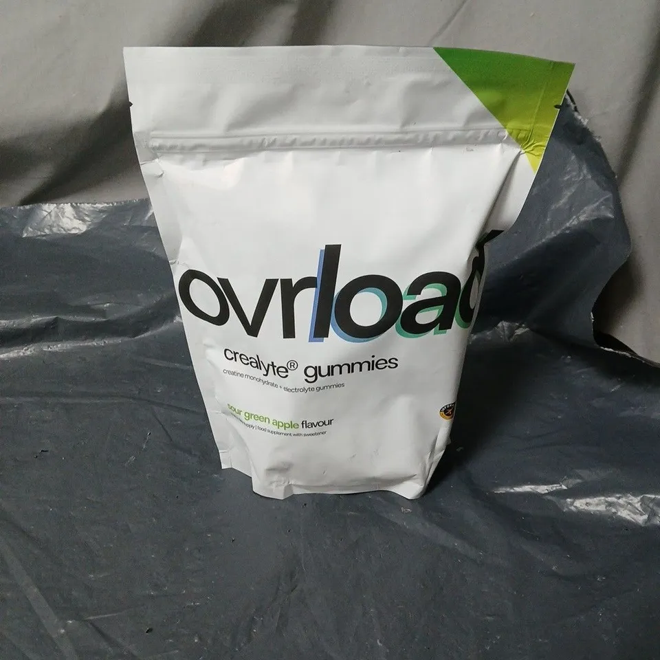 OVRLOAD CREALYTE GUMMIES SOUR GREEN APPLE FLAVOUR 30 DAY SUPPLY