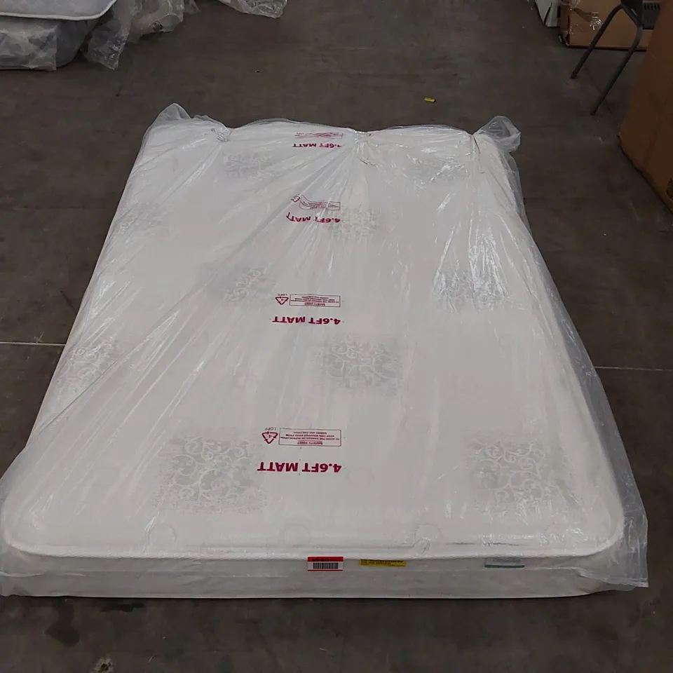 QUALITY BAGGED 20CM MEMORY FOAM POCKET SPRUNG HYBRID MATTRESS - 4'6" DOUBLE