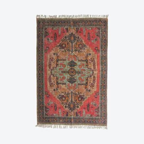 BOXED ABRAR ORIENTAL HAND WOVEN 120CM x 180CM AREA RUG