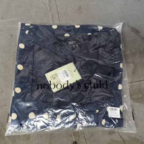 BAGGED NOBODY'S CHILD CHARLOTTE MIDI DRESS IN BLUE SIZE UK 10