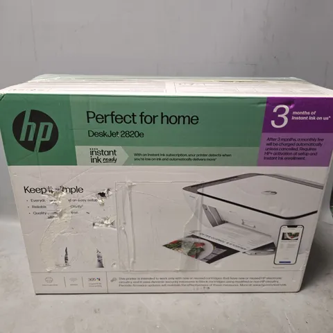 BOXED HP DESKJET 2820E PRINTER 