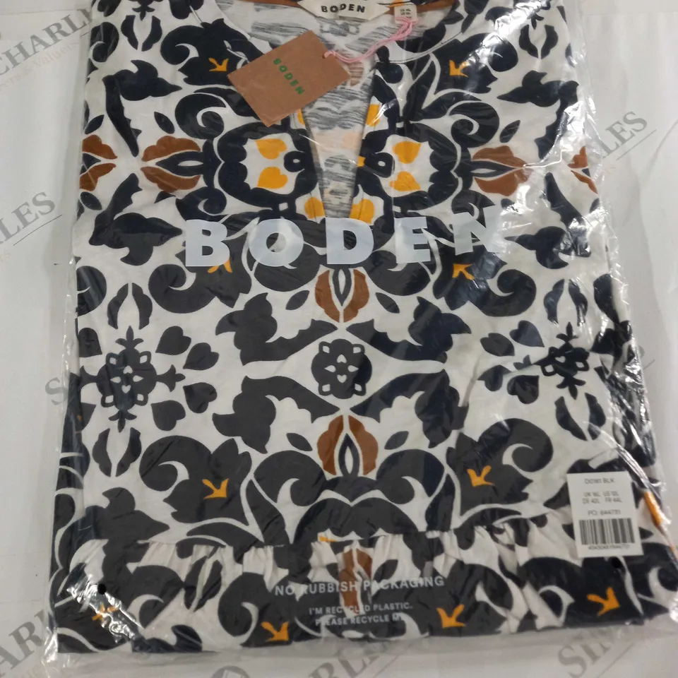 BAGGED BODEN DRESS - UK 16L
