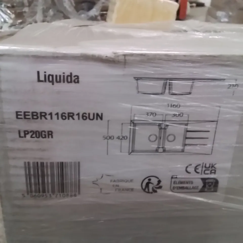MIXED PALLET OF VARIOUS HOUSEHOLD ITEMS TO INCLUDE: SINK BASIN UNITS ECT.