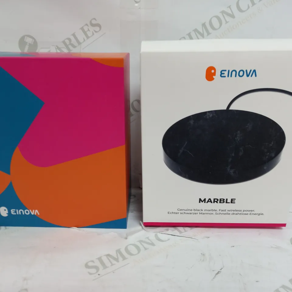 EINOVA QI COMPATIBLE FAST CHARGING WIRELESS MARBLE STATION