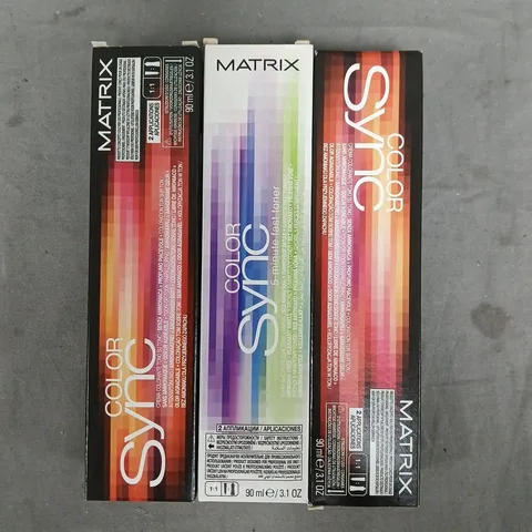 BOX OF APPROXIMATELY 20 ASSORTED MATRIX SO COLOUR SYNC PRODUCTS