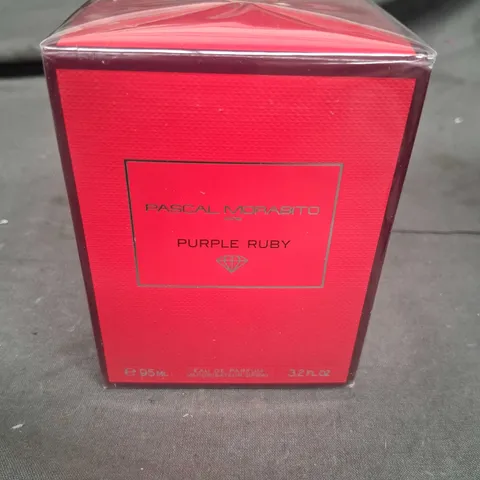 BOXED AND SEALED PASCAL MORABITO PARIS PURPLE RUBY EAU DE PARFUM 95ML