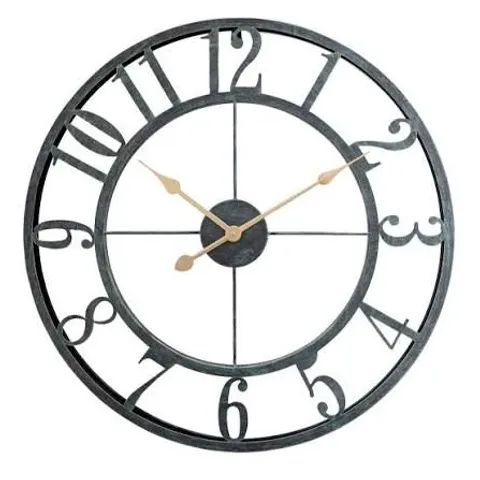 GARDEN STORIES INDOOR OUTDOOR SKELETON CLOCK