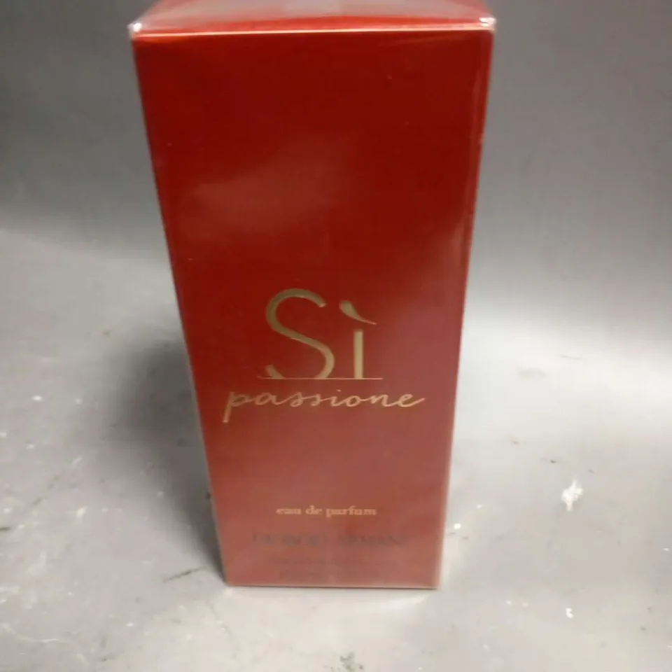 BOXED AND SEALED GIORGIO ARMANI SI PASSIONE EAU DE PARFUM 100ML