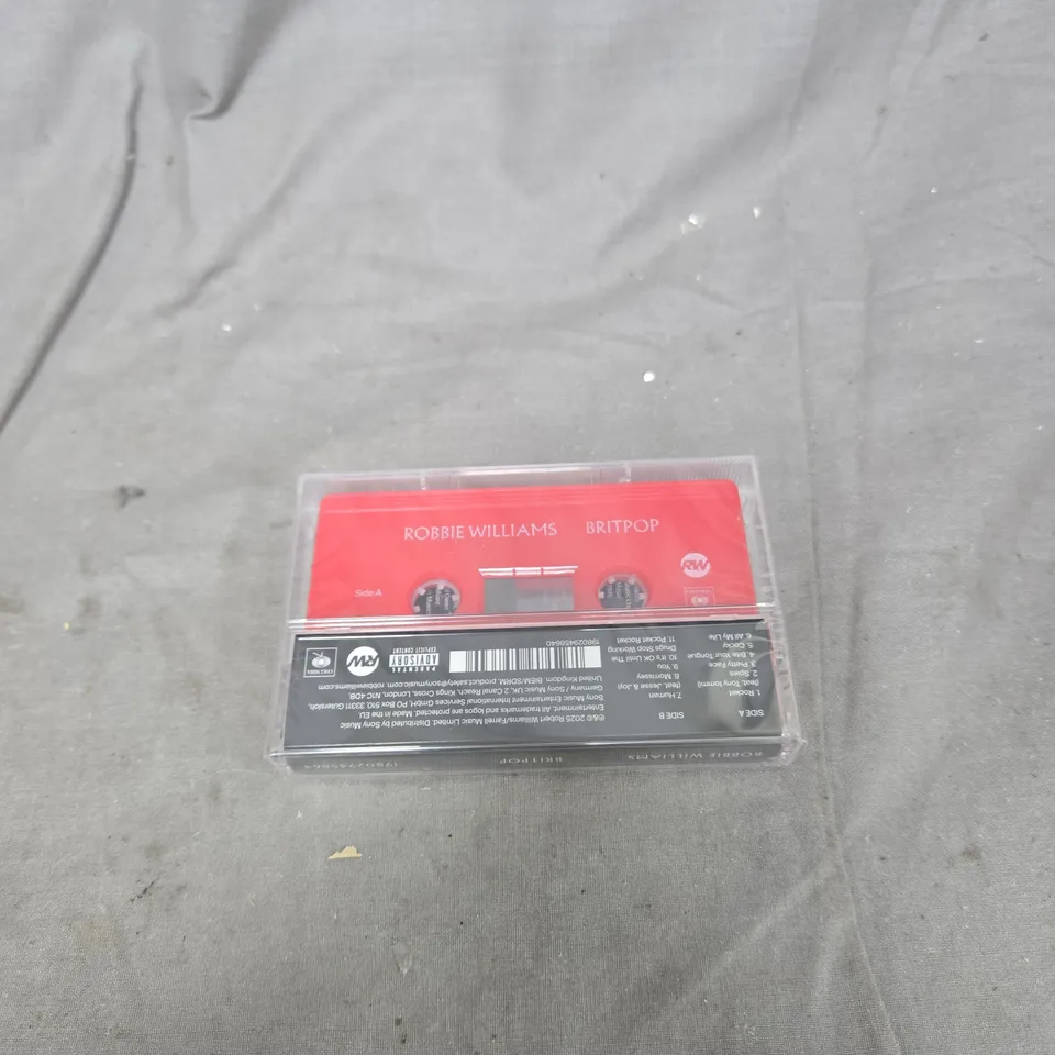 ROBBIE WILLIAMS – BRITPOP CASSETTE TAPE SEALED