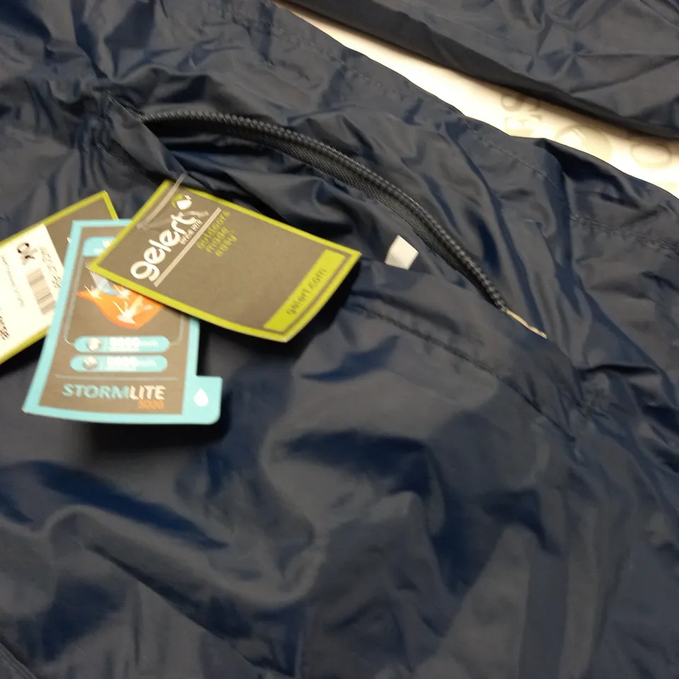 GELERT NAVY PACKAWAY JACKET - LARGE