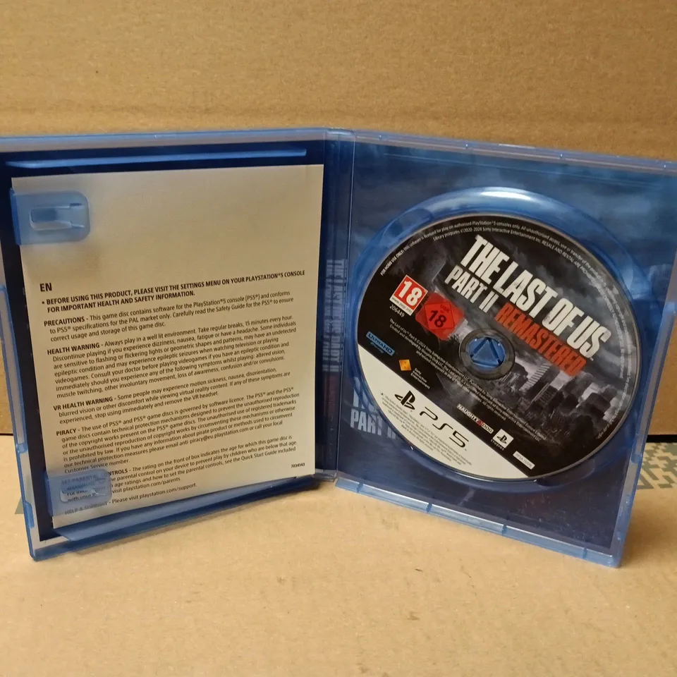 THE LAST OF US PART II REMASTERED (PS5)