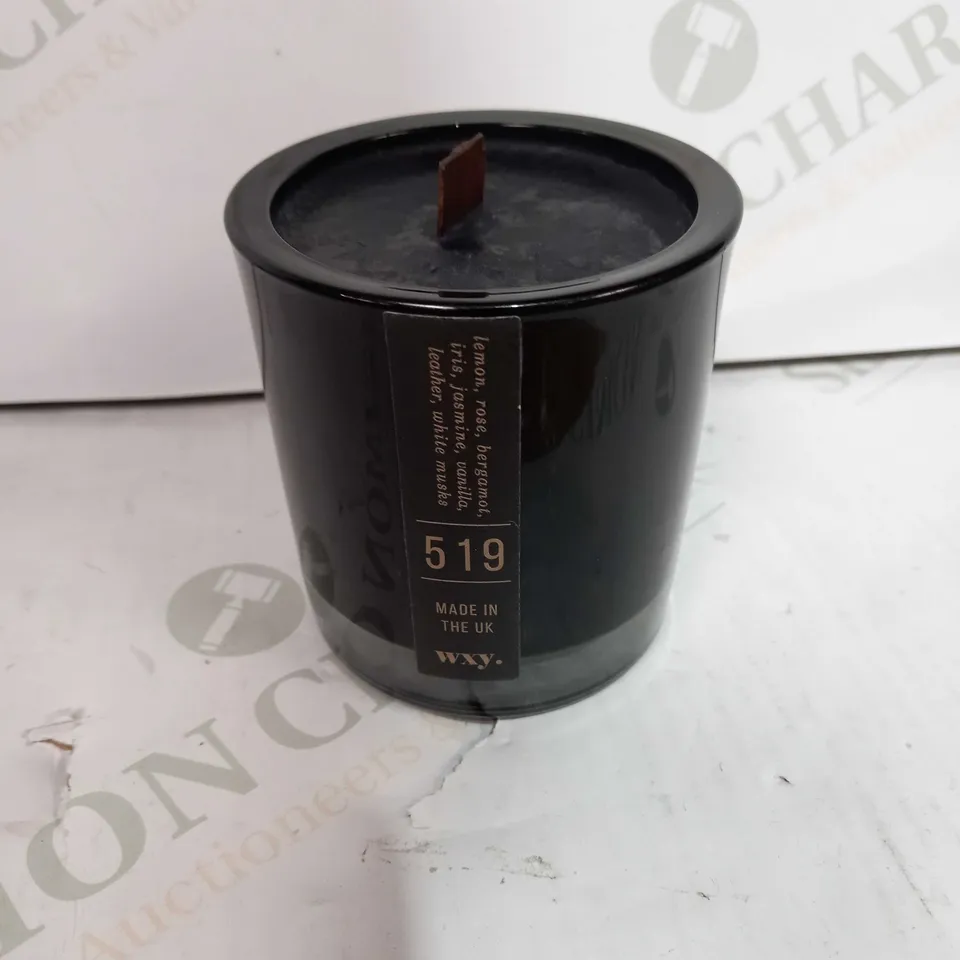 WXY MINI UMBRA LEMON, WHITE MUSK & LEATHER SCENTED CANDLE JAR