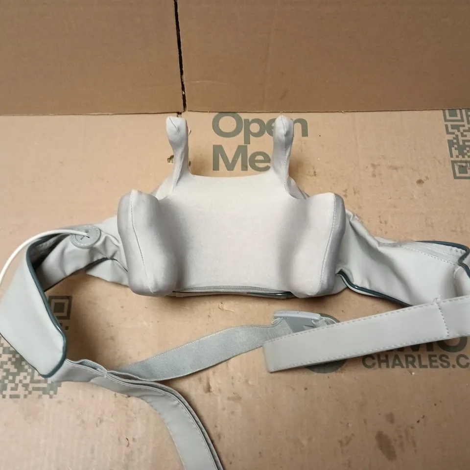 ELECTRIC NECK MASSAGER BELT – LIGHT GREY, USB 
