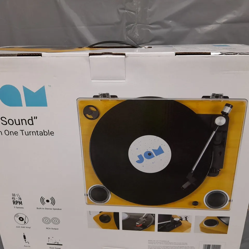 2 X JAM 'SOUND' ALL-IN-ONE TURNTABLE