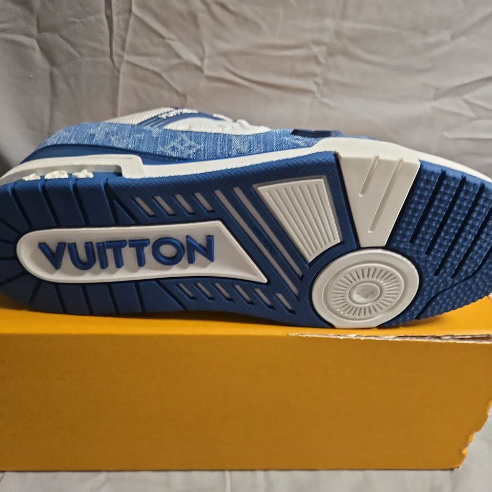 BOXED PAIR OF LOUIS VUITTON SHOES - UK SIZE 10