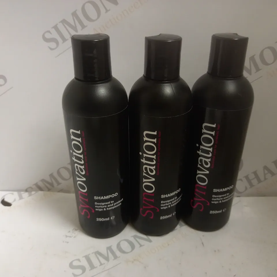 3 SYNOVATION SHAMPOOS (250ml BOTTLES)