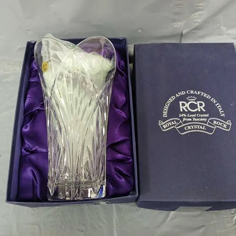 BOXED RCR FLOWER VASE - COLLECTION ONLY