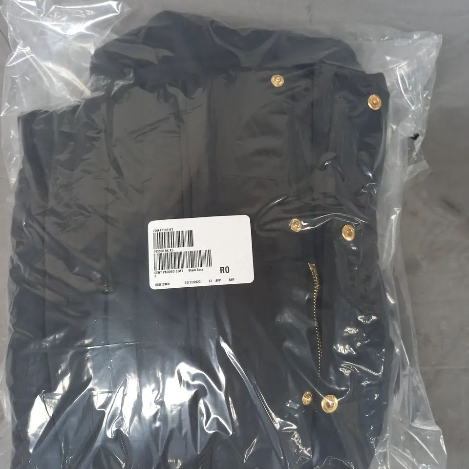 CENTIGRADE PADDED COAT IN BLACK SIZE SMALL