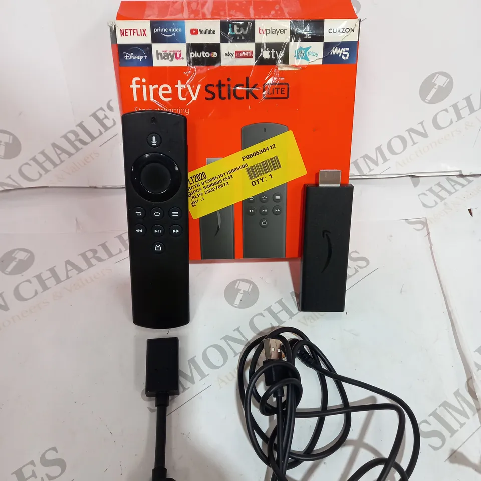 BOXED AMAZON FIRE TV STICK LITE