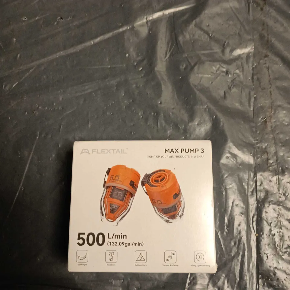 FLEXTAIL MAX PUMP 3 – 500 L/MIN ORANGE AIR PUMP