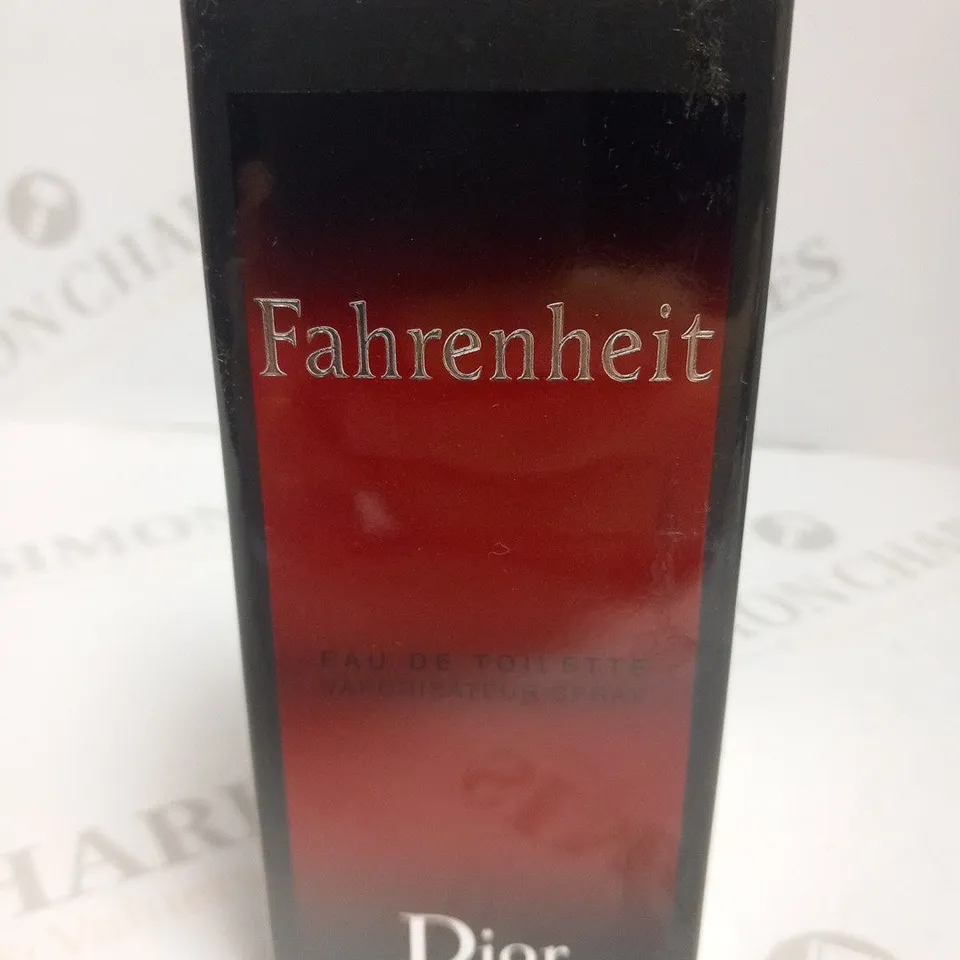BOXED AND SEALED DIOR FAHRENHEIT EAU DE TOILETTE 100ML 