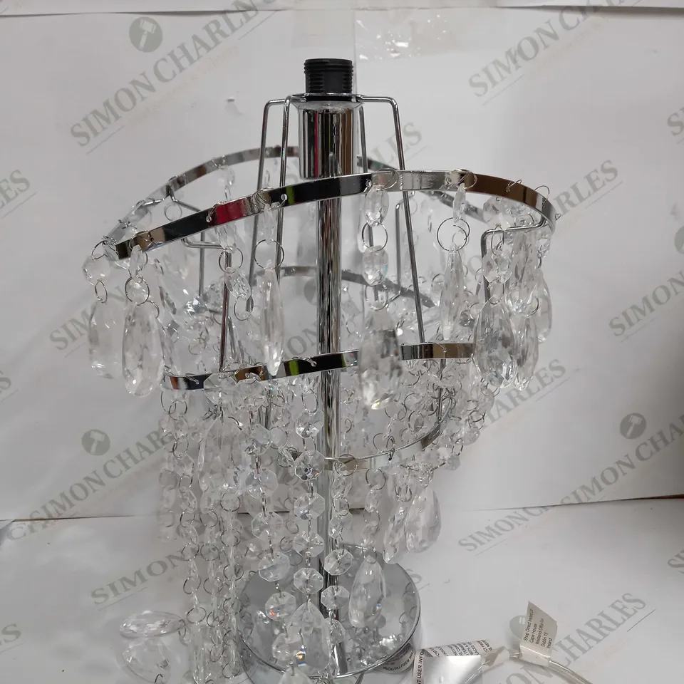 VINCENZA 3 TIER WAVE TABLE LAMP RRP £48