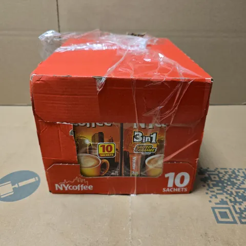 NY COFFEE 3-IN-1 INSTANT COFFEE DRINK SACHETS - SALTED CARAMEL –  1.4KG