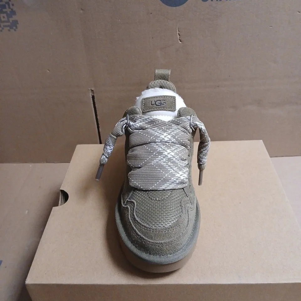 UGG SNEAKERS – OLIVE KHAKI, WOMEN'S UK 3 BOXED