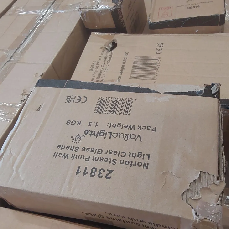 PALLET CONTAINING A VERY LARGE QUANTITY OF ASSORTED LIGHTING PRODUCTS
