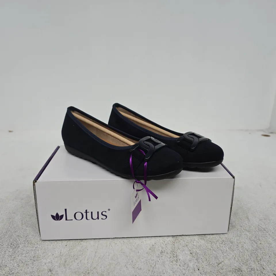 LOTUS ELENI NAVY SHOES SIZE 36 BOXED