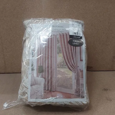BAGGED BOTANIC FULLY LINED CURTAINS - 229 x 229cm