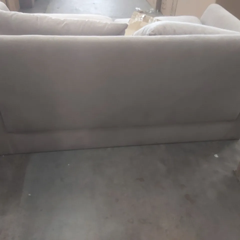 QUALITY DESIGNER FABRIC UPHOLSTERED 2 SEATER SOFA - MISSING PARTS