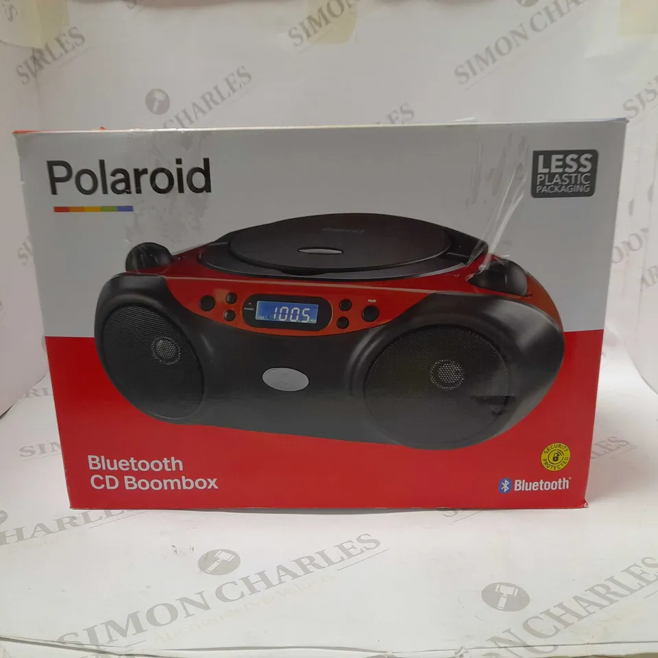 POLAROID BLOETOOTH CD BOOMBOX