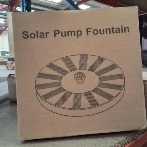 BOXED SOLAR PUMP FOUNTAIN 