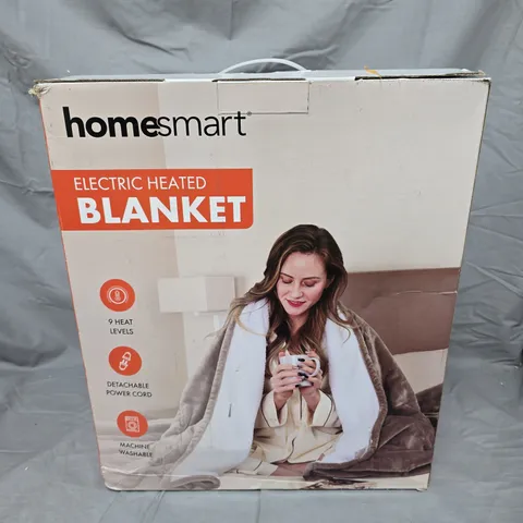 HOMESMART ELECTRIC HEATED BLANKET – BEIGE 