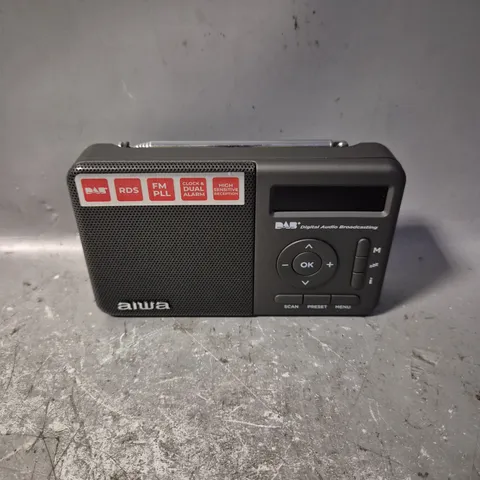 BOXED AIWA DIGITAL PORTABLE DAB RADIO