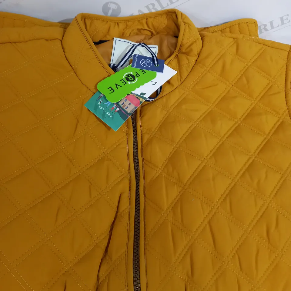 JOULES MINX GILET CARAMEL SIZE 18