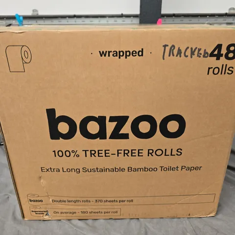 BOXED BAZOO SUSTAINABLE TOILET PAPER MULTIPACK - 48 ROLLS 