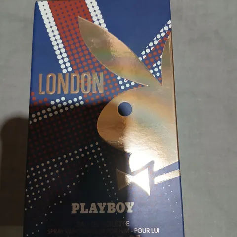 PLAYBOY LONDON EAU DE TOILETTE FOR HIM – 100 ML – BOXED