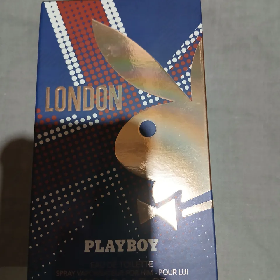 PLAYBOY LONDON EAU DE TOILETTE FOR HIM – 100 ML – BOXED
