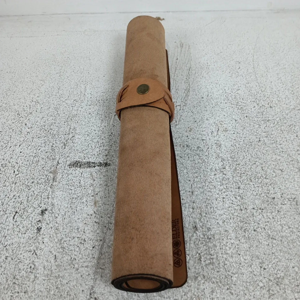 LORD OF THE RINGS LEATHER MAP ROLL WITH MIDDLE MAP DESIGN – BELT-FASTENED SCROLL
